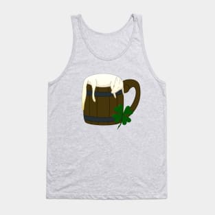 Beer Foam Puppy Tank Top